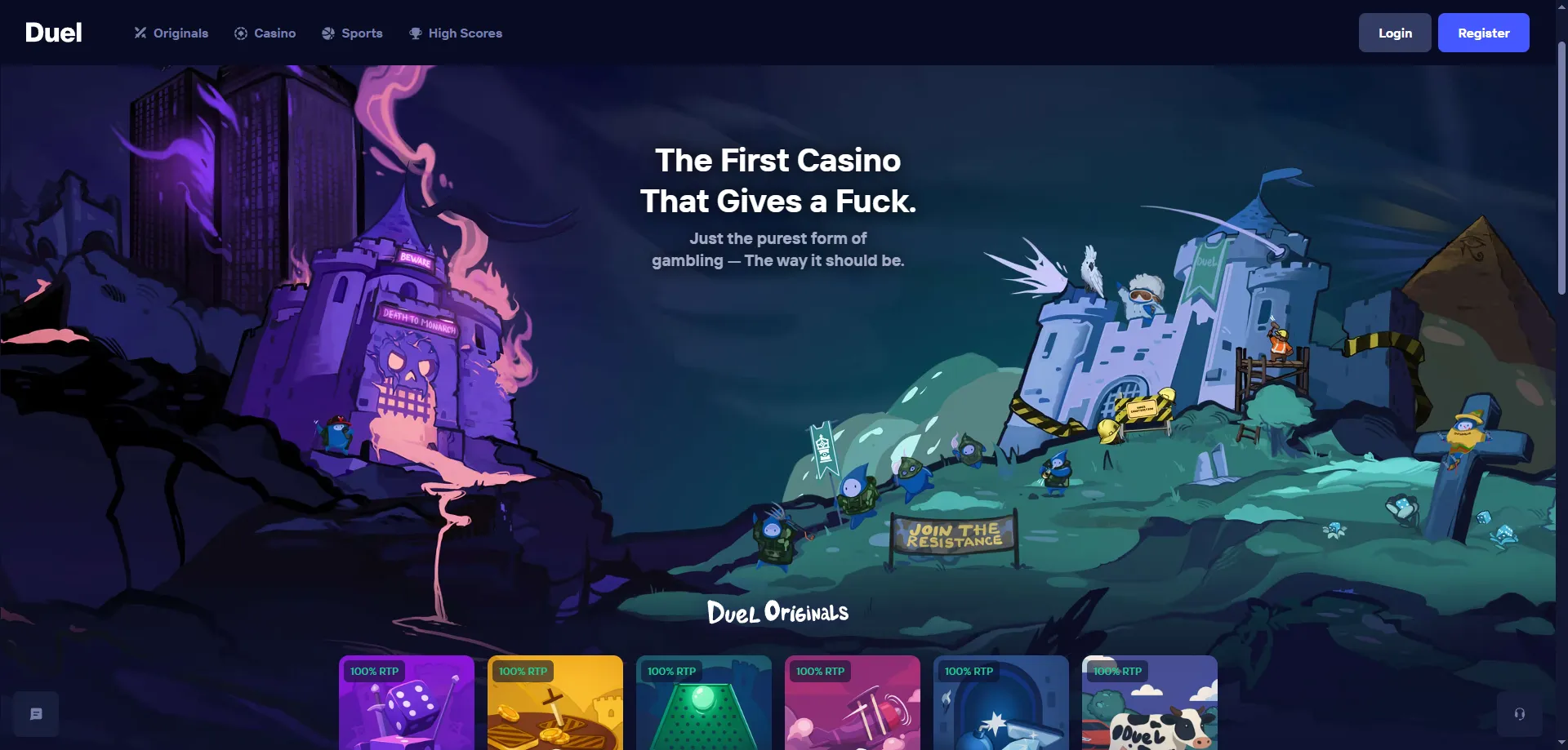 Inicio de sesión seguro en Duel Casino con autenticación en dos pasos